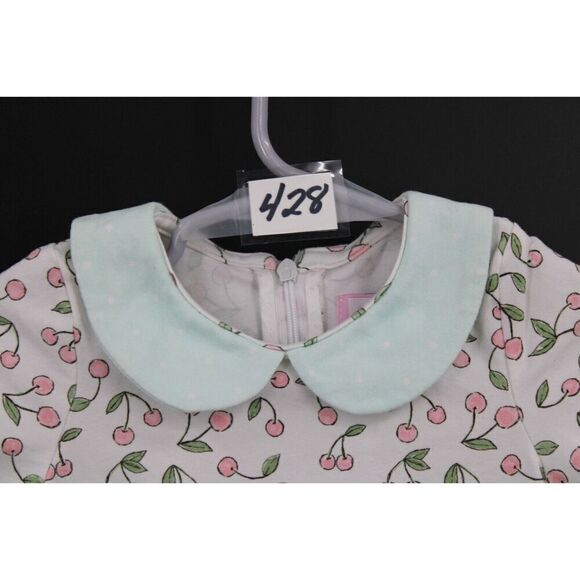 SWEET HONEY 12M CHERRY DRESS - Picture 2 of 8